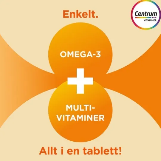 Centrum Omega 3 + Multivitamin 90 kapslar