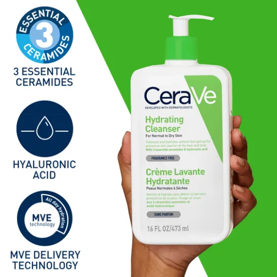 CeraVe Hydrating Cleanser Pump 473 ml