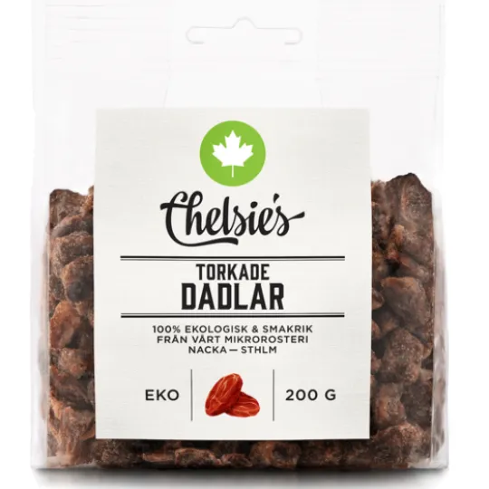 Chelsie's Torkade Dadlar 200 g