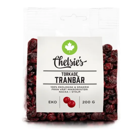 Chelsie's Torkade Tranbär 200 g