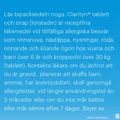 Clarityn 10 mg 30 tablett tablett