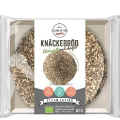 Clean Eating Chia Knäckebröd Eko 160 g