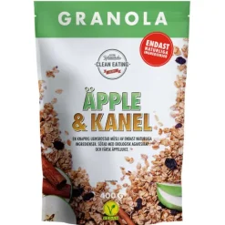 Clean Eating Granola Äpple & Kanel 400 g