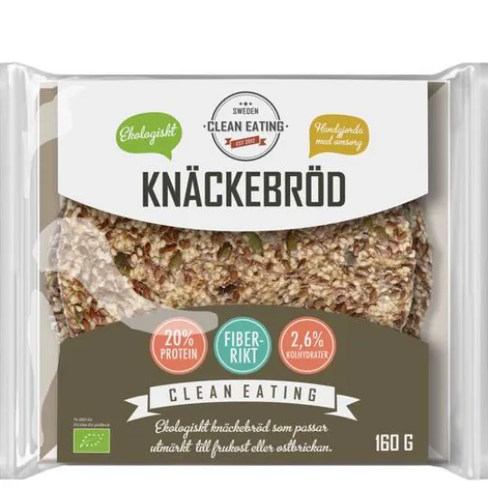 Clean Eating Knäckebröd Eko 160 g