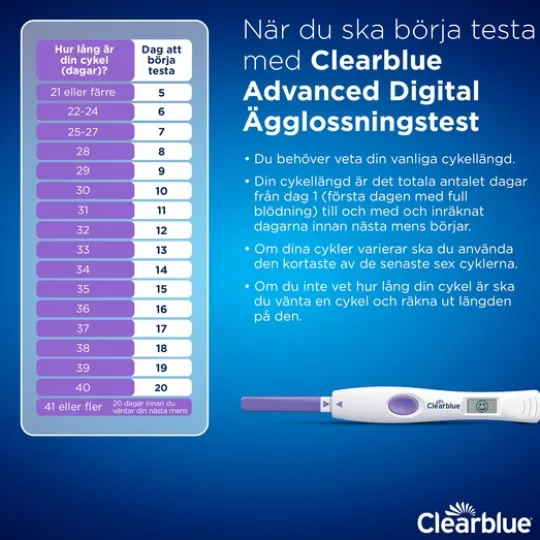 Clearblue Advanced Ägglossningstest 10 st