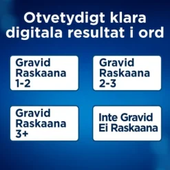 Clearblue Digital graviditetstest med veckoindikator 2 st