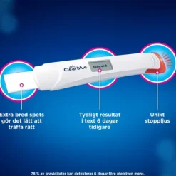 Clearblue Digitalt Ultratidigt Graviditetstest 10mIU/ml 2 st