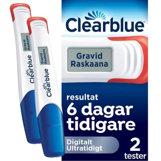 Clearblue Digitalt Ultratidigt Graviditetstest 10mIU/ml 2 st