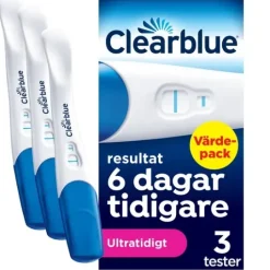 Clearblue Ultratidigt Graviditetstest Resultat Sex Dagar Tidigare 3 tester