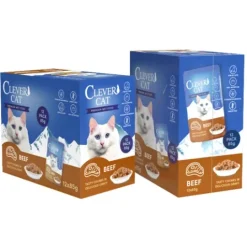 Clever Cat Pouches Beef 12 x 85 g
