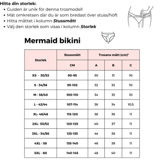 Comfydence Mermaid Mensbikini M
