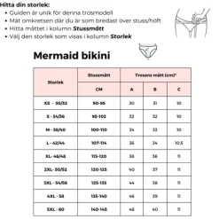 Comfydence Mermaid Mensbikini XS