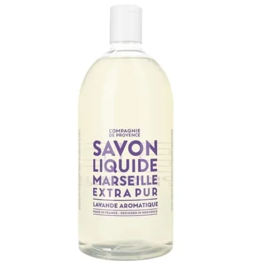 Compagnie De Provence Liquid Marseille Soap Refill Aromatic Lavender 1000 ml