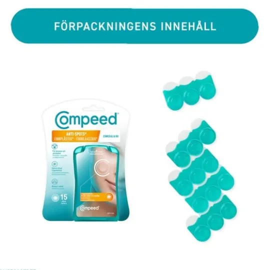 Compeed Finnplåster Conceal & Go 15 st