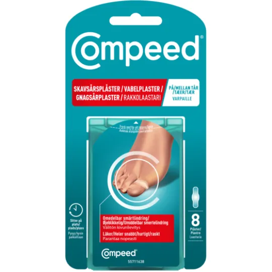 Compeed Skavsårsplåster för Tår 8 st