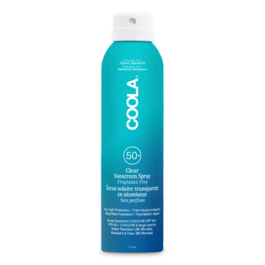COOLA Classic Body Sunscreen Spray Fragrance-Free SPF50 177 ml