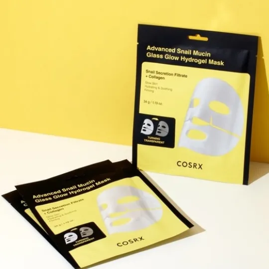 COSRX Advanced Snail Mucin Glass Glow Hydrogel Mask