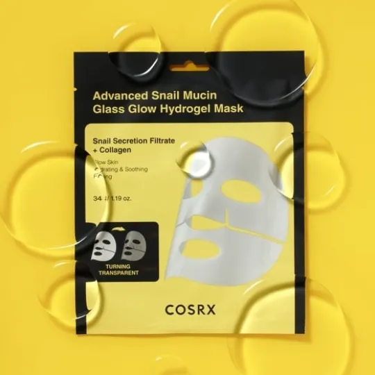 COSRX Advanced Snail Mucin Glass Glow Hydrogel Mask