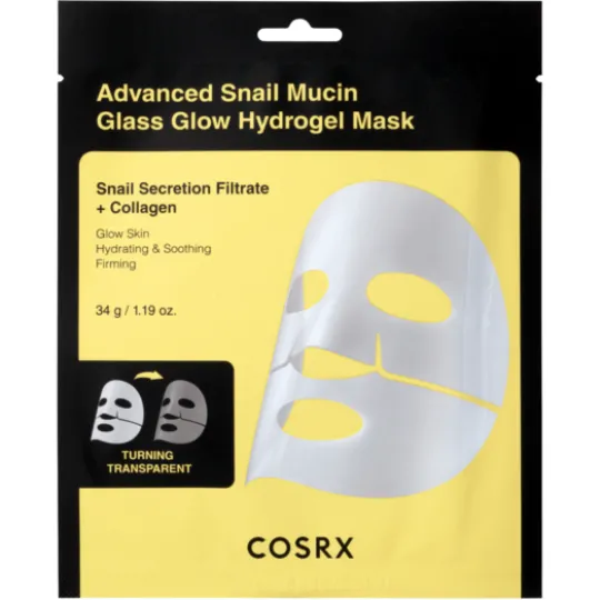 COSRX Advanced Snail Mucin Glass Glow Hydrogel Mask