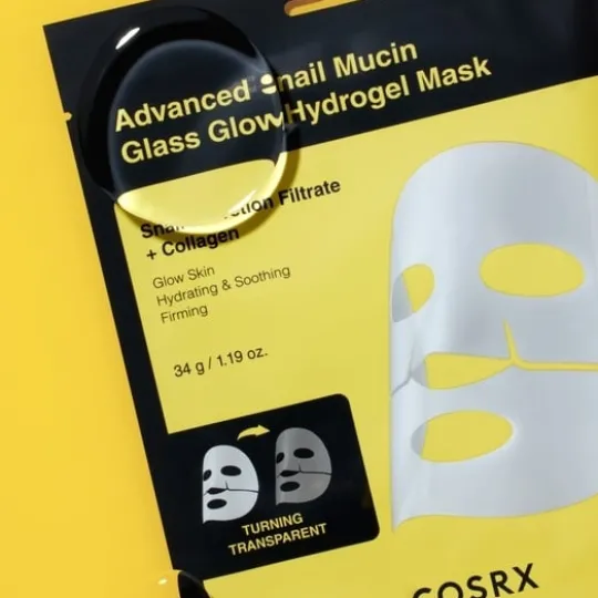 COSRX Advanced Snail Mucin Glass Glow Hydrogel Mask