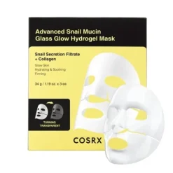 COSRX Advanced Snail Mucin Glass Glow Hydrogel Mask 3 st