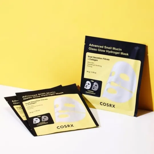 COSRX Advanced Snail Mucin Glass Glow Hydrogel Mask 3 st