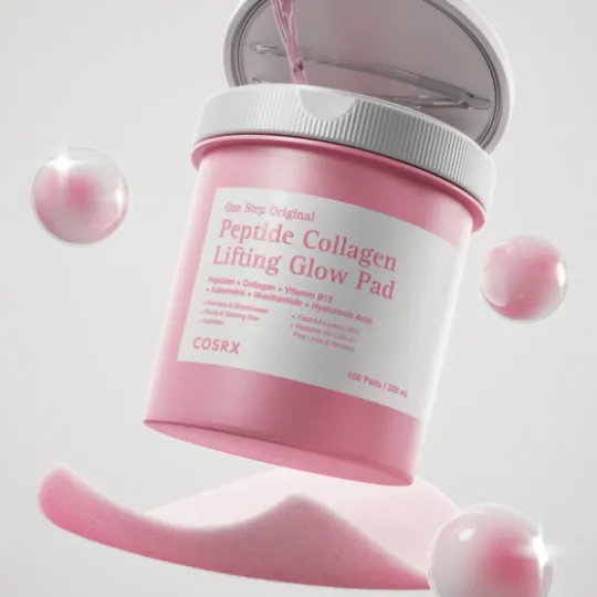 COSRX One Step Original Peptide Collagen Lifting Glow Pad 100 st