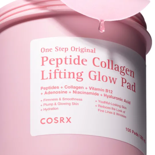 COSRX One Step Original Peptide Collagen Lifting Glow Pad 100 st