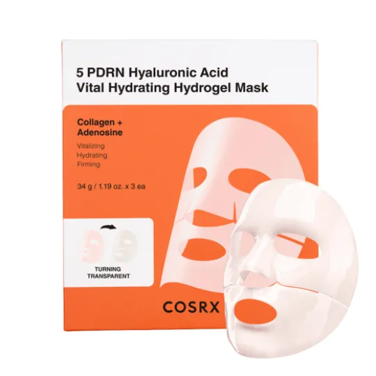 COSRX 5 PDRN Hyaluronic Acid Vital Hydrating Hydrogel Mask 3 st