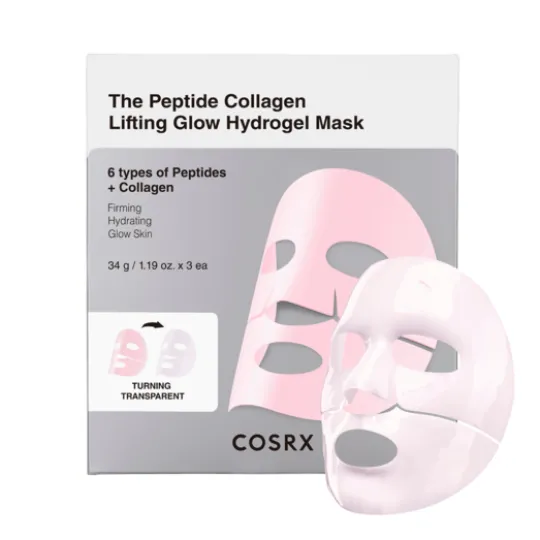 COSRX The Peptide Collagen Lifting Glow Hydrogel Mask 3 st