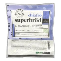 Da Carla Superbröd Chia 350 g