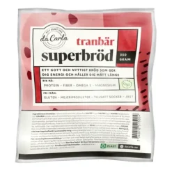 Da Carla Superbröd Tranbär 350 g