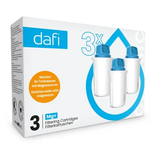 Dafi filterpatron+Magnesium 3-pack