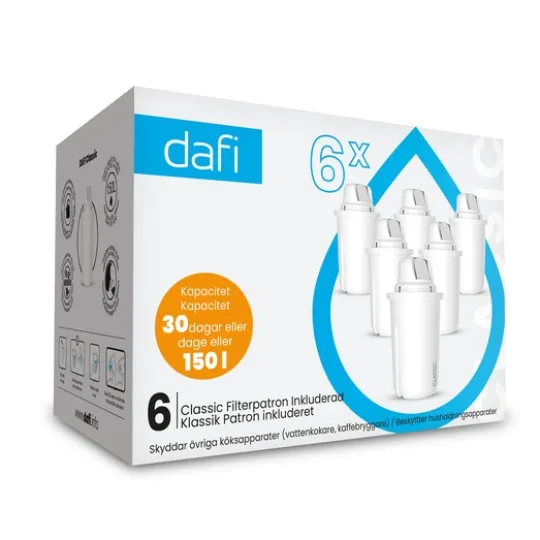 Dafi filterpatron 6-pack