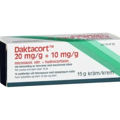 Daktacort Kräm 20 mg/g + 10 mg/g 15 g