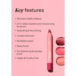DASHL Lip Fusion Serum Gardenia Pink 1,8 g