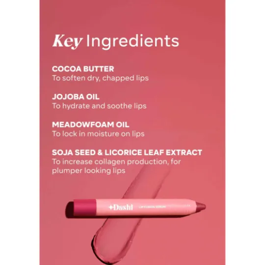 DASHL Lip Fusion Serum Gardenia Pink 1,8 g