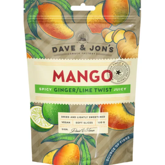 Dave & Jon´s Mango Ginger/Lime 100 g