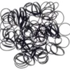 Dazzling Hårsnoddar gummi Svart 75-pack