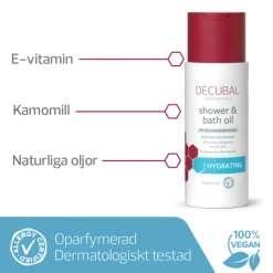 Decubal Hydrating Shower & Bath Oil 200 ml