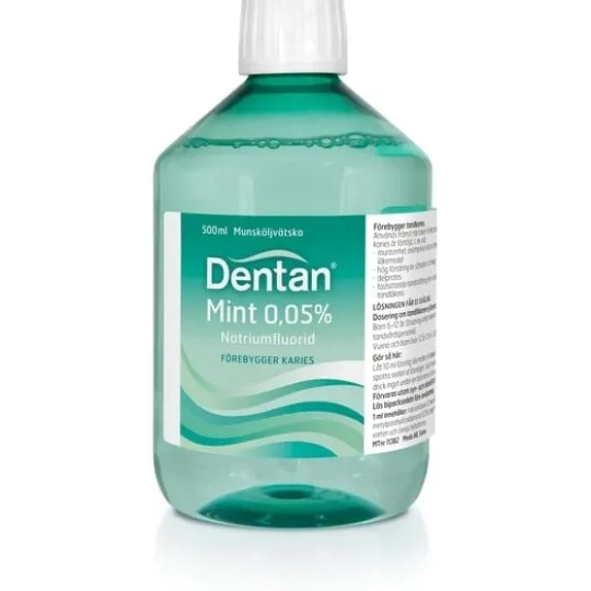 Dentan Mint 0,05 % 500 milliliter Munsköljvätska