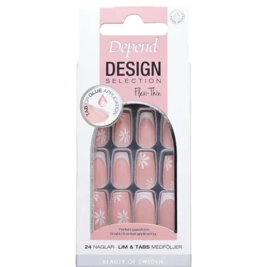 Depend Design Selection French Flower Blossom Short Coffin
