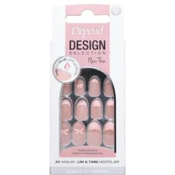 Depend Design Selection Pink Bow Oval