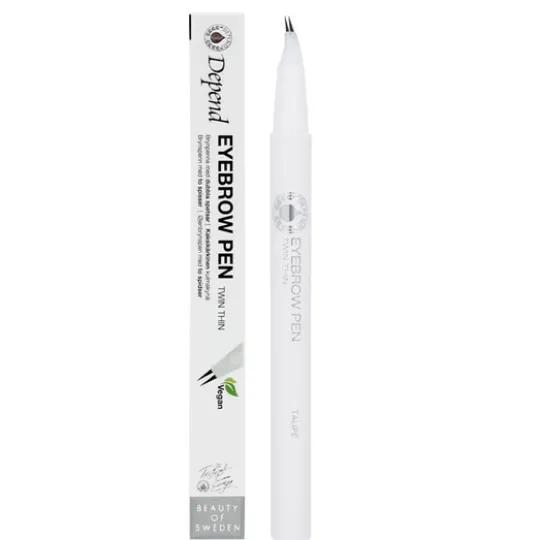 Depend Eyebrow Pen Twin Thin Taupe 0,55 g
