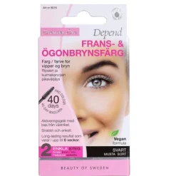 Depend Frans- & Ögonbrynsfärg Svart