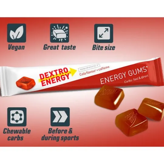 Dextro Energy Gums Cola Koffein 45 g