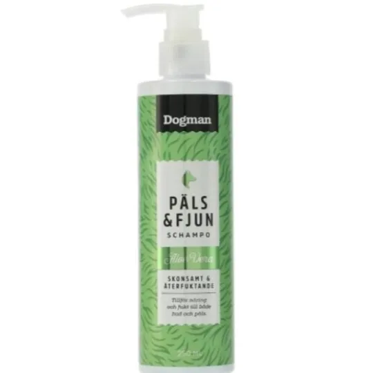 Dogman Schampo Päls & Fjun Aloe Vera 250 ml