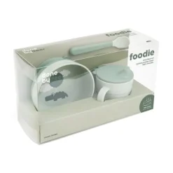 Done by Deer Foodie First Meal Set Happy Clouds Green