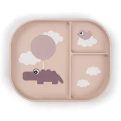 Done by Deer Foodie Uppdelad Tallrik Happy Clouds Powder