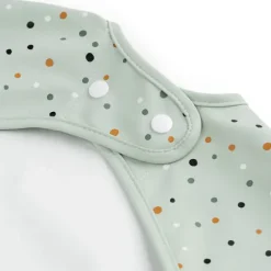 Done by Deer Långärmad Haklapp Happy dots Green